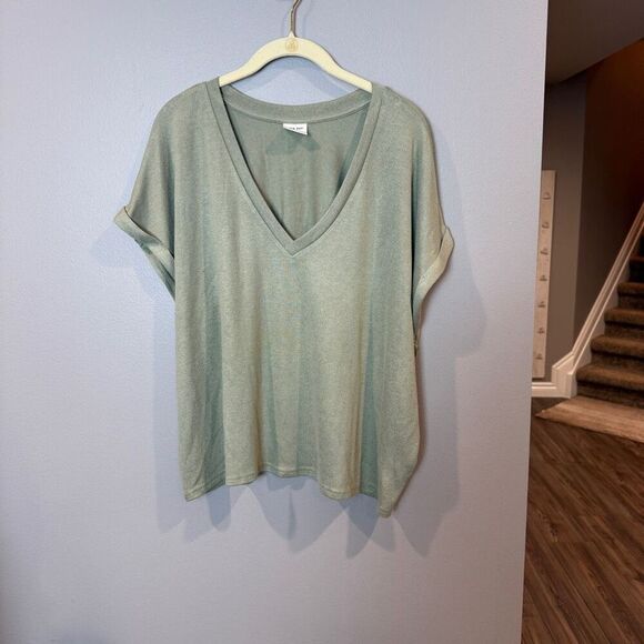 Mod Ref Soft Sage Green Relaxed Sweater Shirt L - Picture 1 of 7